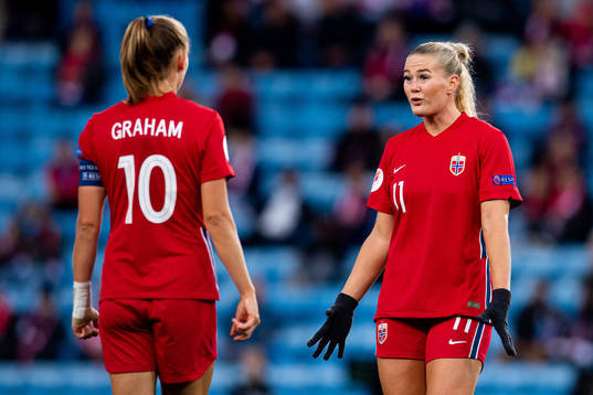 Caroline Graham Hansen and Lisa-Marie Karlseng Utland of