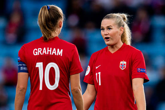 Caroline Graham Hansen and Lisa-Marie Karlseng Utland of