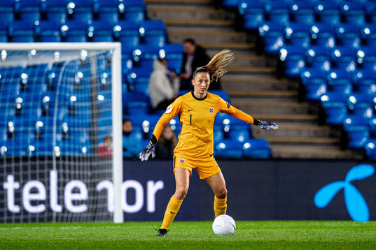 Goalkeeper Cecilie Fiskerstrand of Norway