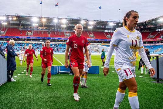 Guro Bergsvand of Norway at half-time