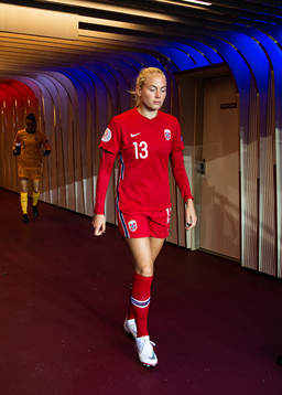 Guro Bergsvand of Norway at half-time