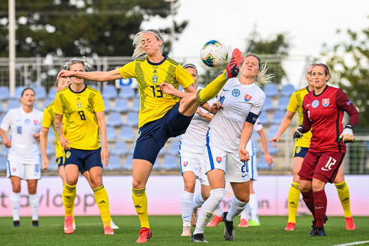 Amanda Ilestedt of Sweden and Hanna Bennison of Sweden