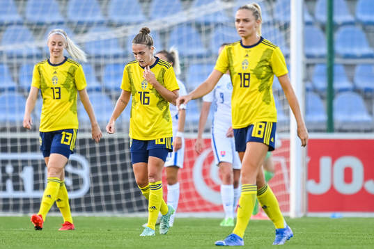 Amanda Ilestedt, Filippa Angeldahl and Fridolina Rolfö of