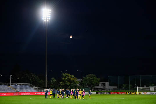 The Swedish team gather