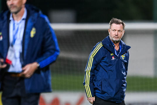 Peter Gerhardsson, head coach of Sweden