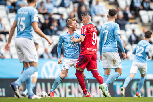 Malmö FFs Anders Christiansen och Djurgårdens Haris