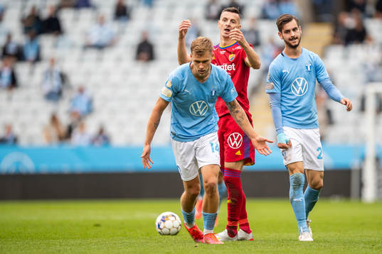 Djurgårdens Haris Radetinac reagerar