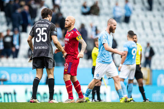 Djurgårdens målvakt Jacob Widell Zetterström och Magnus