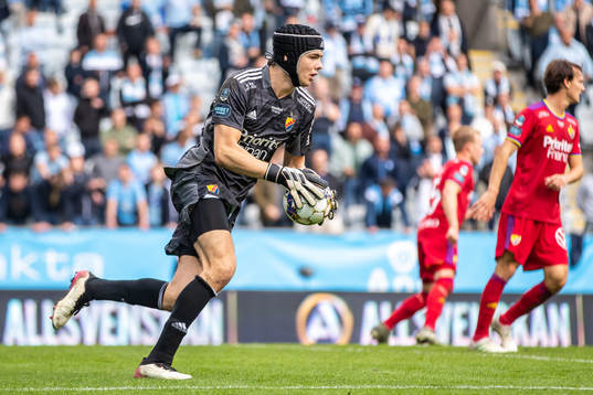 Djurgårdens målvakt Jacob Widell Zetterström