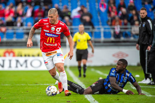 Degerfors Victor Edvardsen och Sirius Christian Kouakou