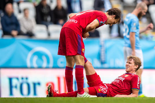 Djurgårdens Hjalmar Ekdal och Elliot Käck