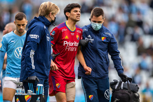 Djurgårdens Jesper Nyholm har ont