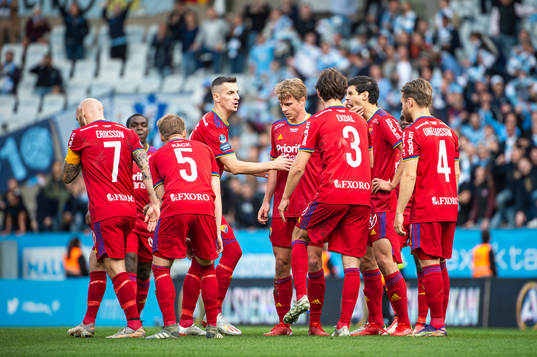 Djurgårdens spelare deppar