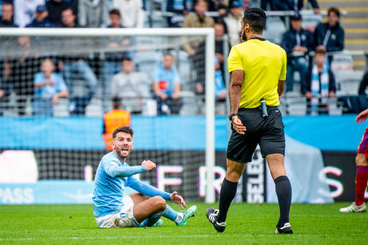 Malmö FFs Erdal Rakip irriterad på domare Mohammed