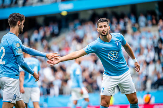 Malmö FFs Adi Nalic och Antonio Colak