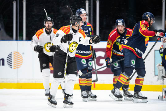 Brynäs Anton Rödin jublar
