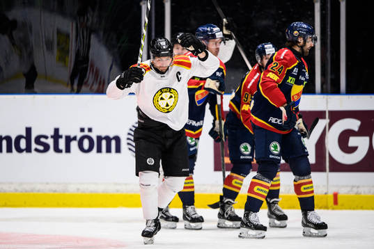Brynäs Anton Rödin jublar