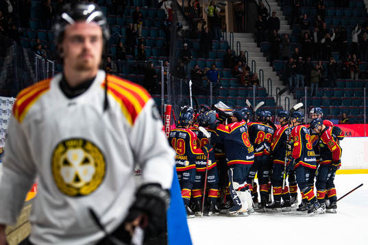 Djurgårdens spelare jublar