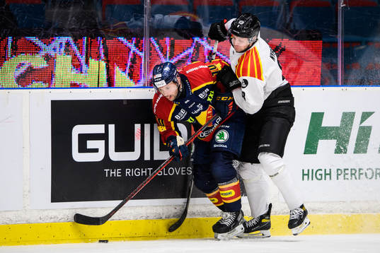 Djurgårdens Niclas Bergfors och Brynäs John Nyberg