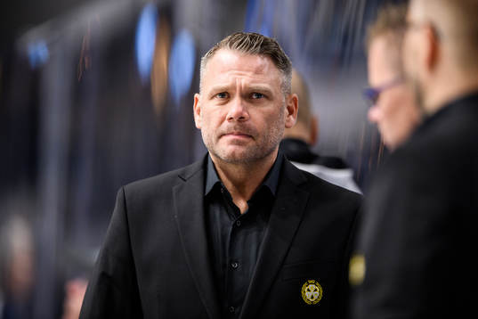 Brynäs assisterande tränare Mikael Holmqvist