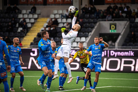 Mjällbys målvakt Carl-Johan Eriksson