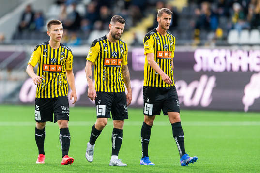 Häckens Kristoffer Lund Hansen, Joona Toivio och Johan
