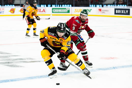 Luleås Erik Gustafsson och Frölundas Jan Mursak