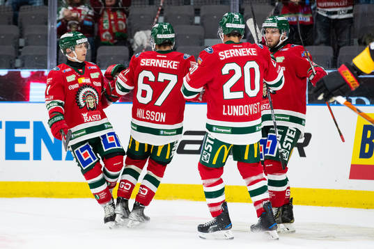 Frölundas Jacob Nilsson jublar