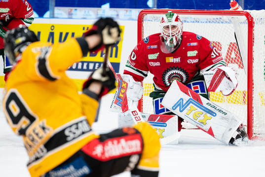 Frölundas målvakt Matthew Tomkins