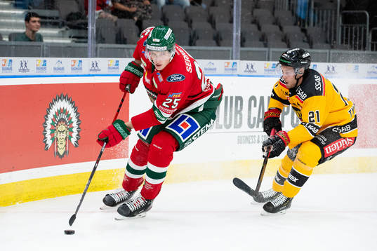 Frölundas Elmer Söderblom och Luleås Juhani Tyrväinen