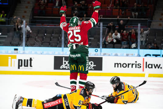 Frölundas Elmer Söderblom jublar