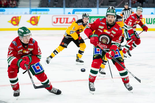 Frölundas Teodor Niederbach och Jacob Nilsson