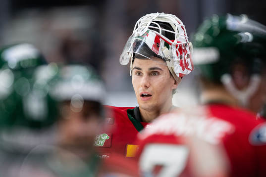 Frölundas målvakt Matthew Tomkins