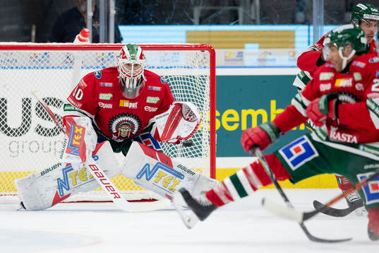 Frölundas målvakt Matthew Tomkins