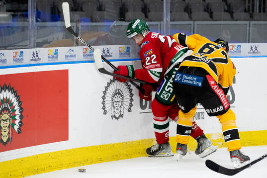 Frölundas Linus Nässén och Luleås Linus Omark