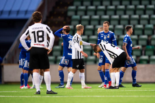 Landskronas spelare deppar