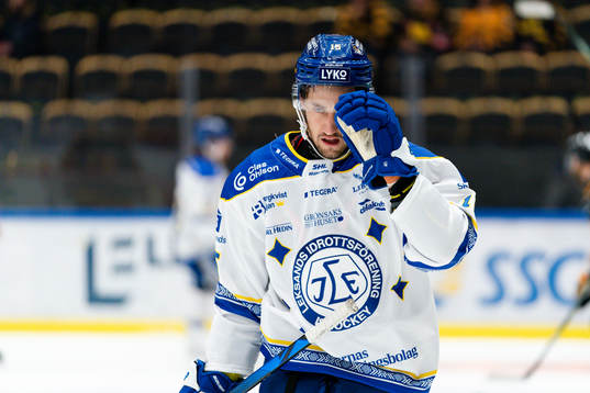 Leksands Max Veronneau deppar