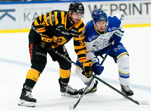 Skellefteås Tom Kühnhackl och Leksands Fredrik Forsberg