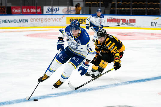Leksands Mikael Ruohomaa och Skellefteås Oscar Möller