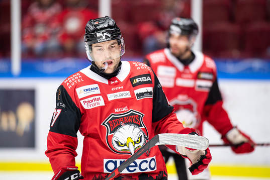 Malmö Redhawks Pathrik Westerholm deppar