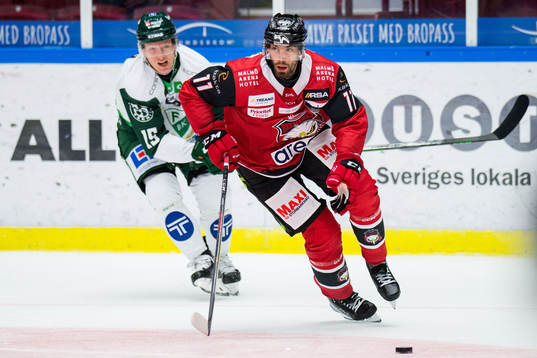 Malmö Redhawks Markus Lauridsen och Färjestads Gustav