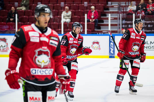 Malmö Redhawks Oliver Lauridsen, Ponthus Westerholm och