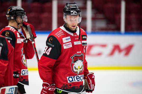 Malmö Redhawks Carl Söderberg deppar