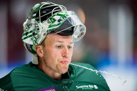 Färjestads målvakt Henrik Haukeland