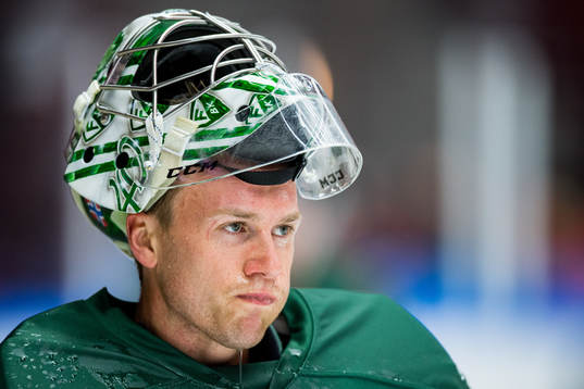 Färjestads målvakt Henrik Haukeland