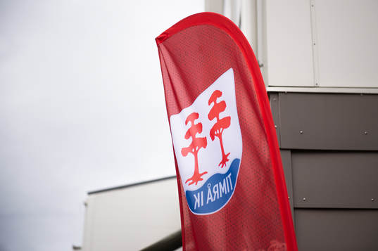 Timrå IK flagga