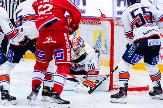 Växjös målvakt Janis Kalnins