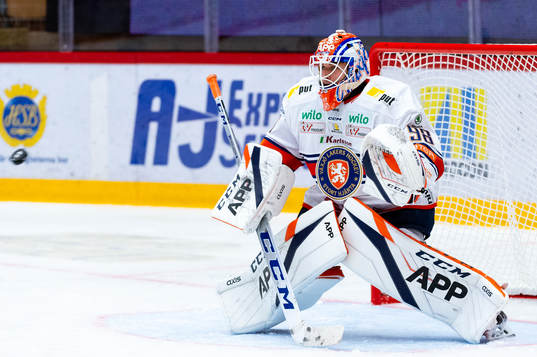 Växjös målvakt Janis Kalnins