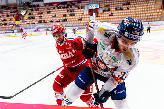 Timrås Robin Hanzl och Växjös Glenn Gustafsson