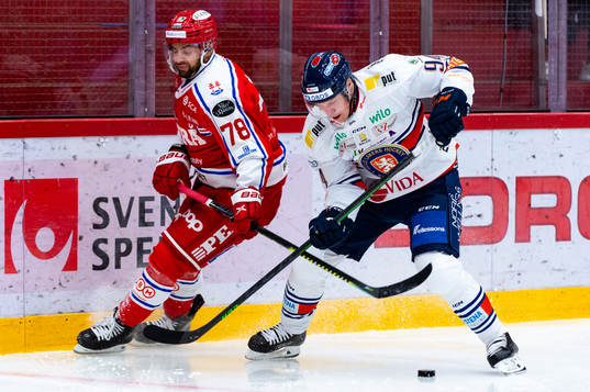 Timrås Robin Hanzl och Växjös Joel Persson
